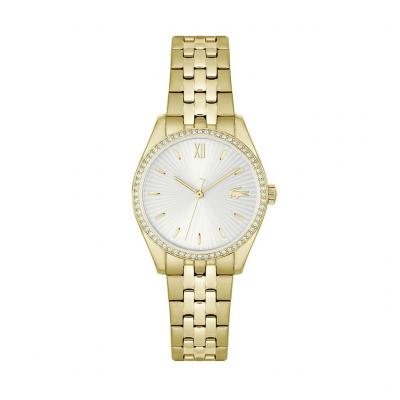 LACOSTE Montre femme  Tuilerie 2001324 - Bracelet Acier Dor&eacute;