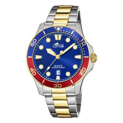 LOTUS  Hommes Analogique Quartz Montre avec Bracelet en Acier Inoxydable 18760/4