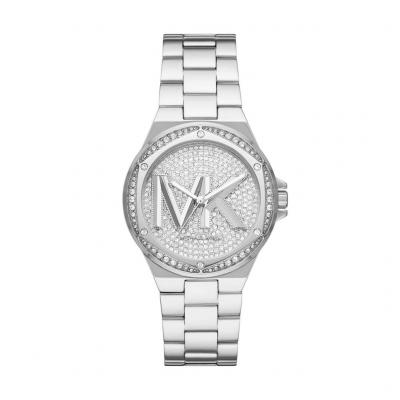MICHAEL KORS  Montre Lennox &agrave; Trois Aiguilles en Acier Inoxydable, pour Femme, Mk7234