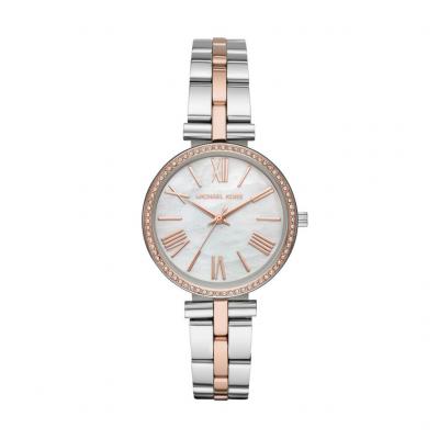 MICHAEL KORS Montre Maci de  &agrave; Trois aiguilles en Acier Inoxydable, pour femme, MK3969