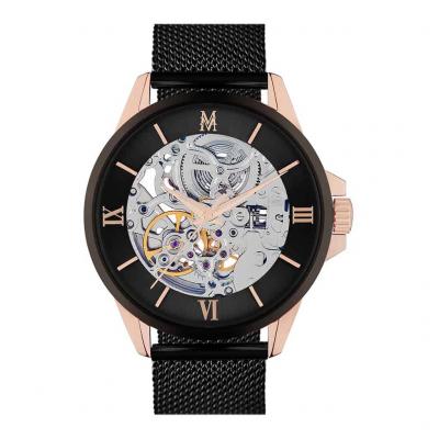 MONTIGNAC Montre automatique Round Noir MOW006