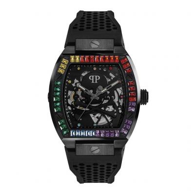 PHILIPP PLEIN Montre  - The Skeleton Rainbow Watch Noir