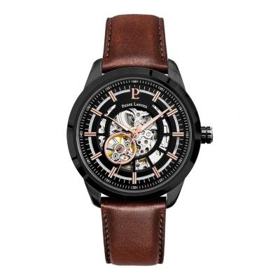 PIERRE LANNIER Montre pour homme 330D434 avec bracelet en cuir marron