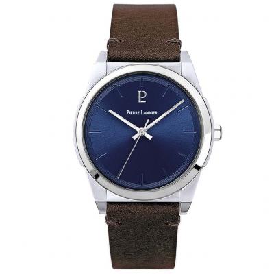 PIERRE LANNIER Montre Homme  CANDIDE 213D164 - Bracelet Cuir Marron