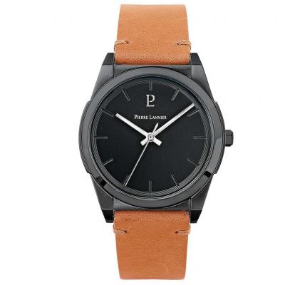 PIERRE LANNIER Montre Homme  CANDIDE 214K434 - Bracelet Cuir Beige