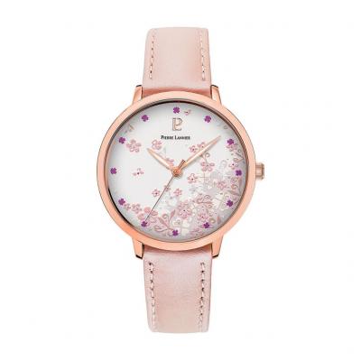 PIERRE LANNIER Montre Femme  Tallia - 063G705 Bracelet Cuir Rose