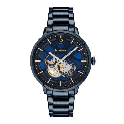 PIERRE LANNIER Montre Homme  - 333D469 Bracelet Acier Bleu