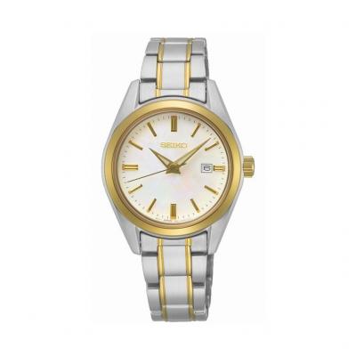 SEIKO Montre Femme Classiques Blanc SUR636P1 Multicolore 