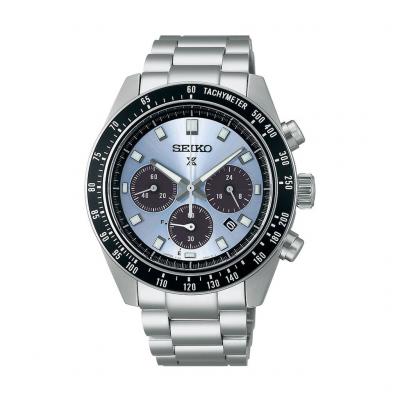 SEIKO Montre Homme Prospex Bleu clair, Noir SSC935P1