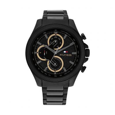 TOMMY HILFIGER Montre Homme  Clark 1792081 - Bracelet Acier Noir