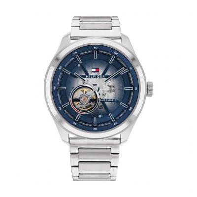 TOMMY HILFIGER Montre Homme Oliver Bleu 1791939 Gris 