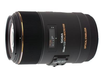 SIGMA  105 mm F2.8 DG EX HSM OS Macro 62 mm Objectif (adapt&eacute; &agrave; Sony A-mount) noir