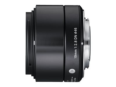 SIGMA  A 19 mm F2.8 DN 46 mm Objectif (adapt&eacute; &agrave; Micro Four Thirds) noir