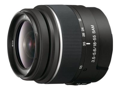 SONY Objectif  SAL1855 - Fonction Zoom - 18 mm - 55 mm - f/3.5-5.6 DT SAM -  A-type - pour a DSLR-A100, A200, A230, A300, A330, A350, A380, A500, A550, A700