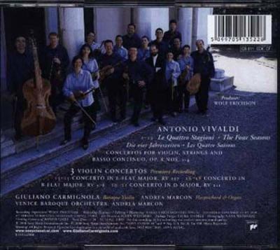 Les Quatre Saisons, Concerti  RV 257, 376 et 211