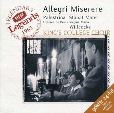 Allegri : Miserere - Palestrina : Stabat Mater