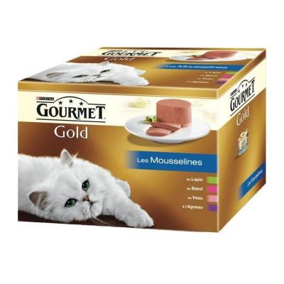 GOURMET  Gold Les Mousselines - Pour chat adulte - 24 x 85 g
