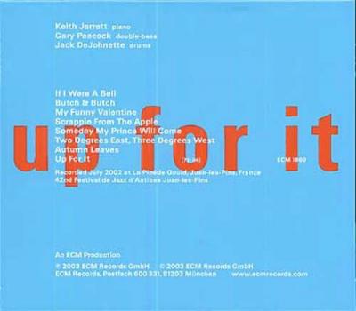 Up For It - Live Antibes Juan-Les-Pins 2002