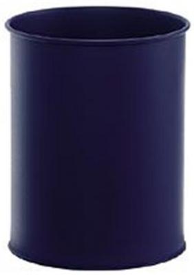 DURABLE  Corbeille Metall Ronde 15 Litres H 315 mm Diam 260 mm Noir