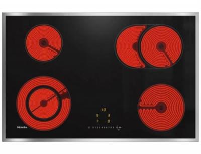 MIELE KM6522FR largeur 76.4 cm , 4 foyers, 7600 Watts