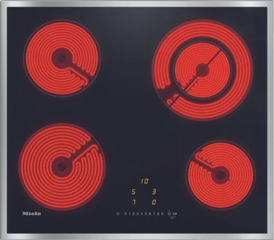 MIELE Table de cuisson vitroceramiqueavec 4 zones de cuisson 