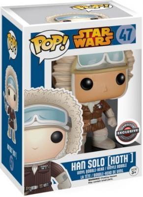  Figurine Star Wars - Han Solo Hoth Exclu Pop 10cm