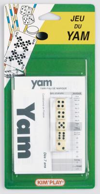 KIM PLAY Jeu De Yams 25 Fiches 5 Des Jeu De Societe