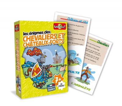 BIOVIVA Jeu d'&eacute;nigmes Ch&acirc;teaux et chevaliers  