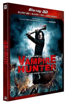 Abraham Lincoln Vampire hunter Combo Blu-ray 3D + 2D + DVD
