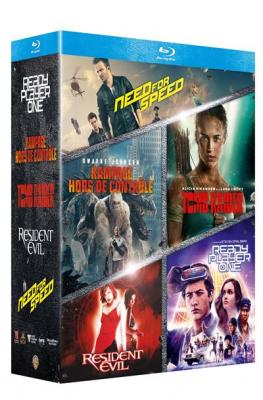 Coffret Blu-ray 5 films issus de jeux vid&eacute;os