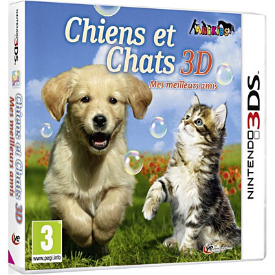 Chiens et chats jeu console 3ds