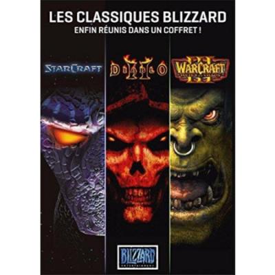 Coffret Blizzard:Diablo 2 + Starcraft + Warcraft 3 Jeu PC