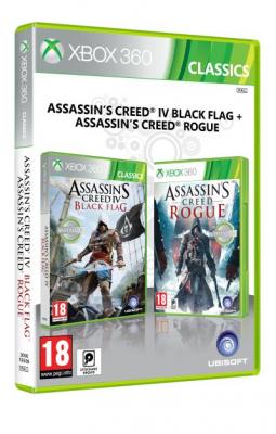 Compilation Assasin's Creed 4 Black Flag + Assasin's Creed Rogue Xbox 360
