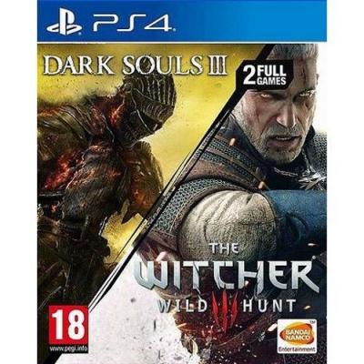 Dark souls III + the witcher 3 wild hunt PS4 