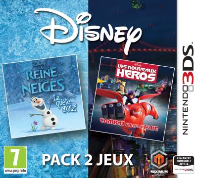 La Reine Des Neiges - La Qu&ecirc;te D'olaf + Les Nouveaux H&eacute;ros 3ds