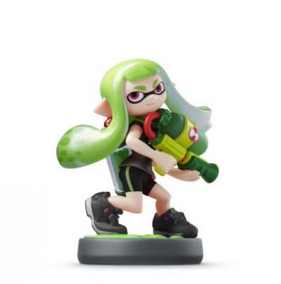 Figurine Amiibo Splatoon Fille Inkling Vert Clair 