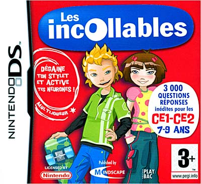 Jeu Les Incollables CE1-CE2 - Mindscape - Nintendo DS - 3000 questions/r&eacute;ponses anim&eacute;es