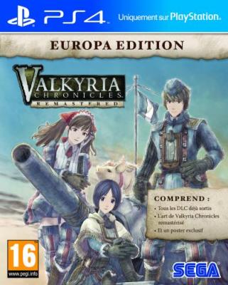 Valkyria Chronicles Remastered Europa Edition PlayStation 4 