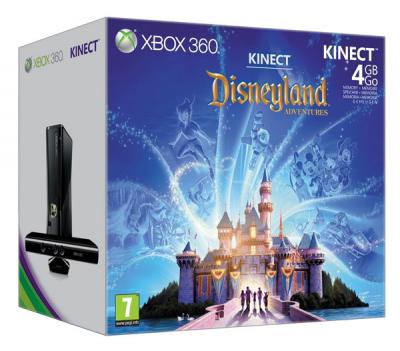 Console Xbox 360 4 Go Microsoft + capteur Kinect + Disneyland Adventures 