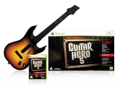Guitar Hero 5 + Guitare Xbox 360