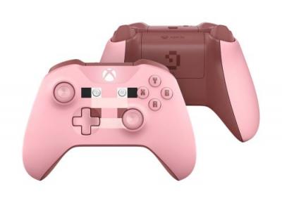 MICROSOFT Manette xbox edition limit&eacute;e minecraft pig