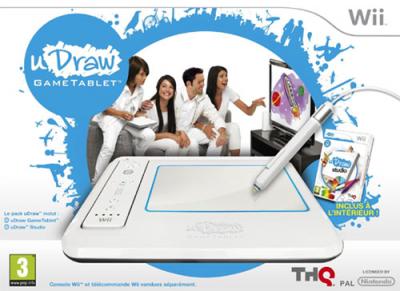 TABLETTE UDRAW + UDRAW STUDIO / Jeu console Wii