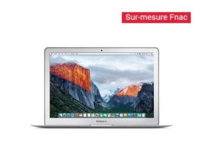 MacBook Air 13,3"" LED 128 Go SSD 4 Go RAM Intel Core i5 1,6 GHz Sur-mesure D&eacute;but 2015 