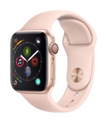 Apple Watch Series 4 - 40mm - Alu Or / Bracelet Sport Rose des sables