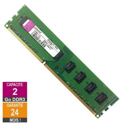 KINGSTON Barrette M&eacute;moire 2Go RAM DDR3  KY996D-ELD PC3-8500U 1066MHz 2Rx8 