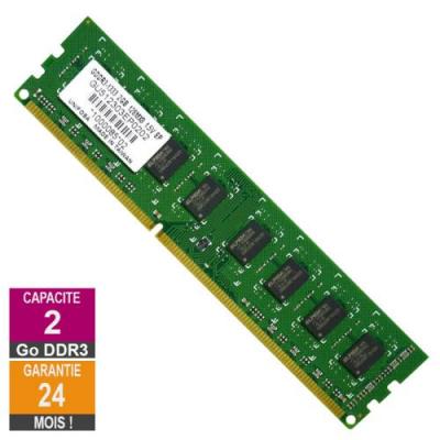UNIFOSA Barrette M&eacute;moire 2Go RAM DDR3 GU512303EP0202 DIMM PC3-10600U 1333MHz 2Rx8 