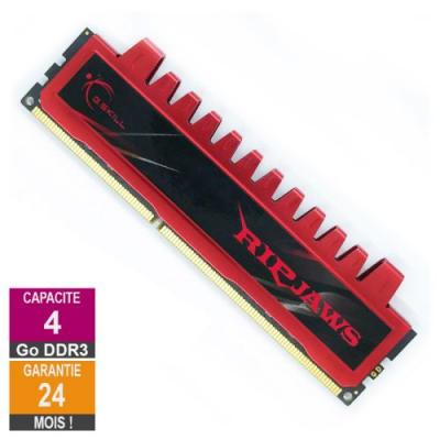 G.SKILL Barrette M&eacute;moire 4Go RAM DDR3 F3-10666CL9D-8GBRL DIMM PC3-10600U 