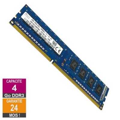 HYNIX Barrette M&eacute;moire 4Go RAM DDR3 HMT451U6BFR8C-PB DIMM PC3-12800U 