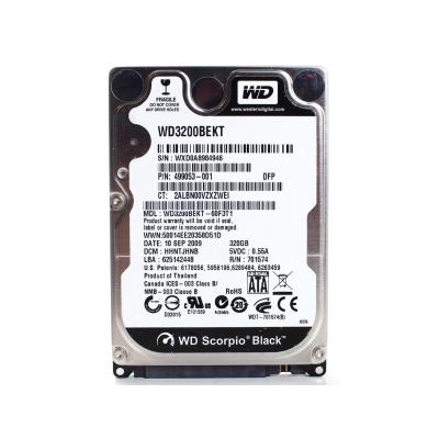 WESTERN DIGITAL Disque Dur 320Go SATA 2.5  Scorpio Black WD3200BEKT PC Portable 