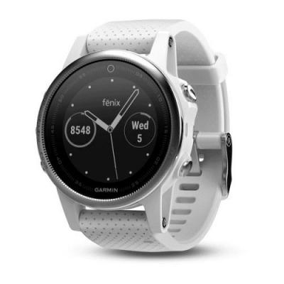 GARMIN FENIX 5S ARGENT AVEC BRACELET BLANC CARRARA